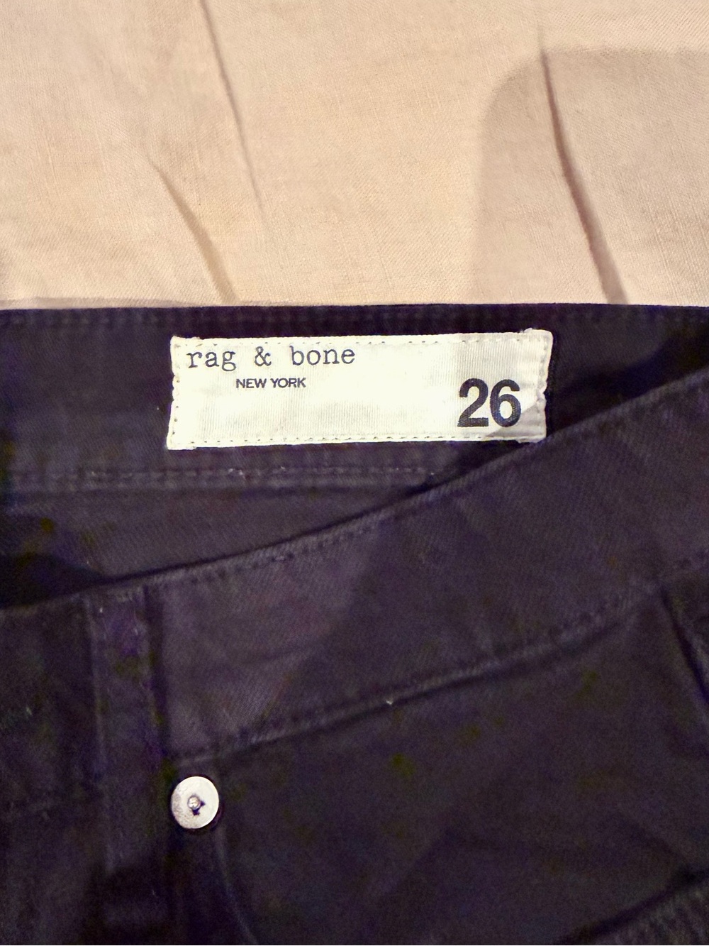 rag & bone Black Wide-Leg Jeans - Picture 8 of 9